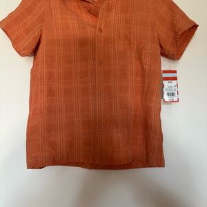 Cat & Jack Orange Button Down Shirt